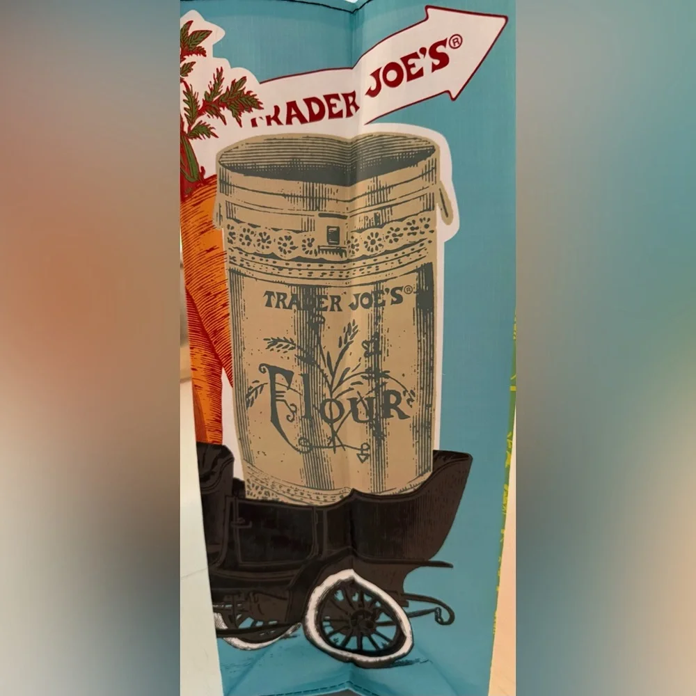 Trader Joe's Michigan Reusable Bag ECO Shopping Cherries/Blueberries / NWT